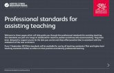 Professional standards for assisting teaching