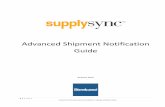 Advanced Shipment Notification Guide - Steelcase