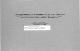 Assessment of Resistance to Antibiotics in Pseudomonas ...