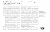 RMI's Economic Renewal Program: An Introduction