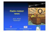 Radio meteor news - imo.net