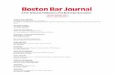 Winter Edition 2021 Volume 65, Number 1 - Boston Bar
