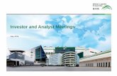 Investor and Analyst Meetings - Singapore Exchange
