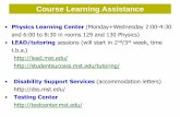 Course Learning Assistance - Missouri S&T