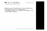 Material Property Correlations: Comparisons between ...