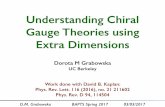 Understanding Chiral Gauge Theories using Extra Dimensions