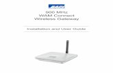 900 MHz WAM Connect Wireless Gateway - BAPI