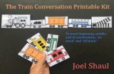 The Train Conversation Printable Kit