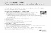 Card-on-File: An easier way to check out
