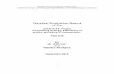Terminal Evaluation Report of the