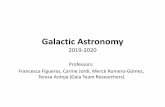 Galactic Astronomy 2013-2014