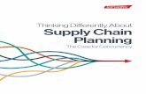 THINKING DIFFERENTLY ABOUT SUPPLY CHAIN PLANNING: …
