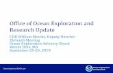 Office of Ocean Exploration and Research Update