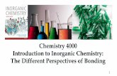 Chemistry 4000 Introduction to Inorganic Chemistry: The ...