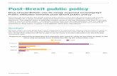 Post-Brexit public policy - British Social Attitudes Survey