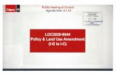 LOC2020-0044 Policy & Land Use Amendment (1-G 1-C)