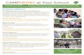 CAMPHENRY at Your School