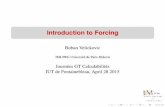 Introduction to Forcing