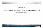 ASCE Annual Awards Ceremony