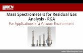 Mass Spectrometers for Residual Gas Analysis - RGA