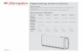 Dimplex Quantum Storage Heater Installation Instructions