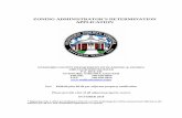 ZONING ADMINISTRATOR’S DETERMINATION APPLICATION