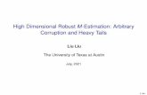 High Dimensional Robust M-Estimation: Arbitrary Corruption ...