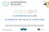 SLOVENE IN THE PALM OF YOUR HAND