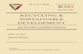RECYCLING& SUSTAINABLE DEVELOPMENT