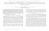 The Analysis of the Mass Communication and the Moral ...