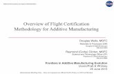 Overview of Flight Certification Methodology for Additive ...