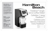 FlexBrew Single- Serve Coffee Maker Cafetière 1 tasse ...