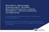 Kineton Sewage Treatment Works, Brookhampton Lane, …