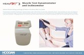 microõr@3 Muscle Test Dynamometer and Inclinometer