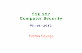 CSE 227 Computer Security