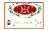 SYLLABUS - Hanko-Ryu School of Karate-Do