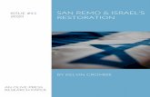 San Remo & Israel's Restoration (for Olive Press)