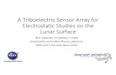 A Triboelectic Sensor Array for Electrostatic Studies on ...