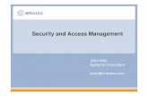 Security and Access Management - VMware