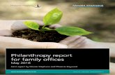 Philanthropy report for family offices