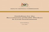 Guidelines for the Recruitment of Health Workers in Local ...