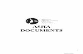 ASHA DOCUMENTS - UTEP