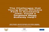 The Challenges that Young South Africans Face in Accessing ...