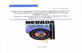 Part II. Charrcterrzation of Nevada's Binders using ...
