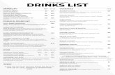 Drinks List - WordPress.com