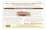 November 2018 The Nimmonsburg Witness