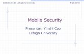 Mobile Security - Yinzhi Cao