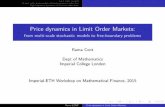 Price dynamics in Limit Order Markets