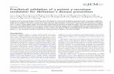 ARTICLE Preclinical validation of a potent γ-secretase ...