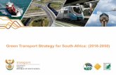 Green Transport Strategy for South Africa: (2018-2050)